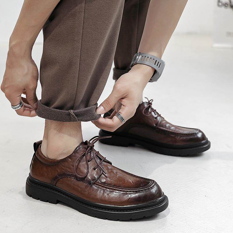 好货男士皮鞋棕色正装商务休闲通勤男鞋夏款英伦西装增高结婚新郎