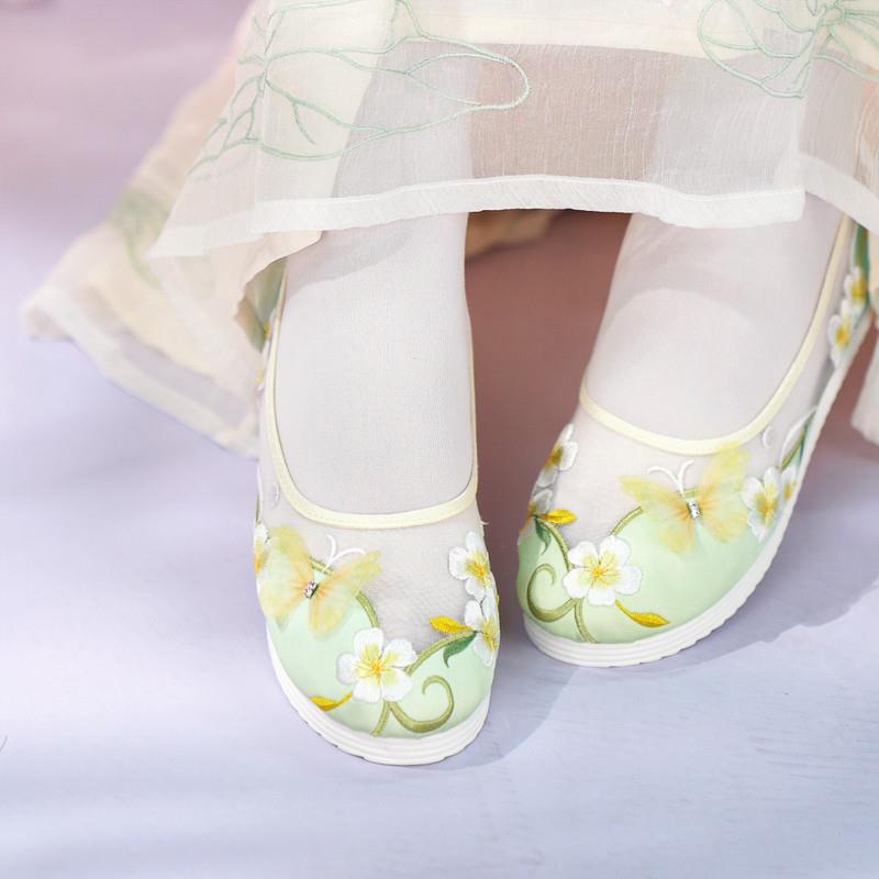 好货汉服鞋子女夏季网纱透