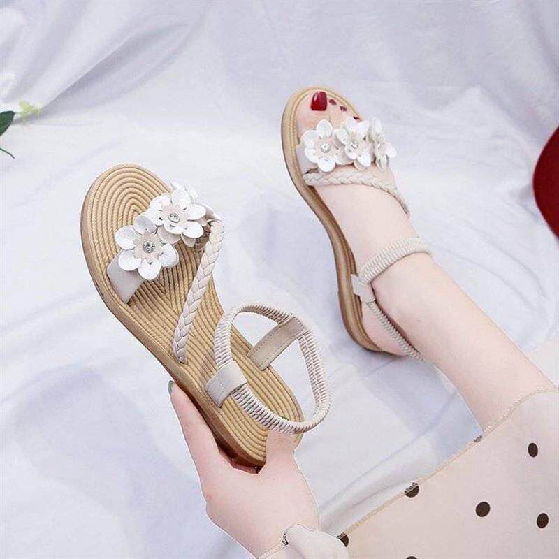 好货35-43码大码女鞋花朵