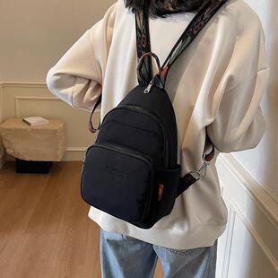 好货多功能迷你双肩包高级感胸包女士新款外出旅行轻便时尚斜挎小