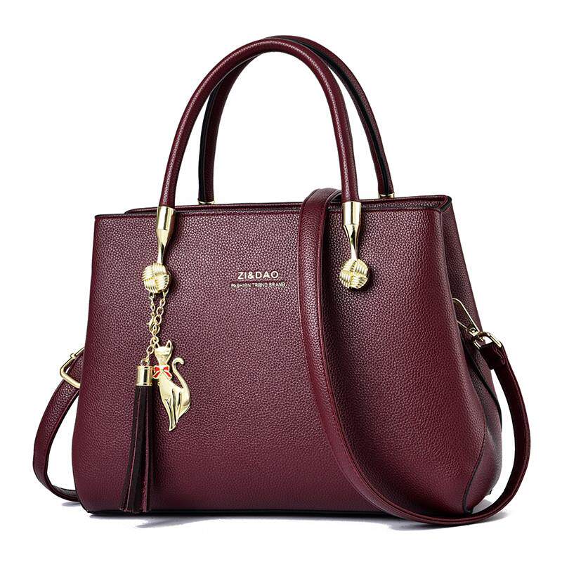 好货大气手提女包夏季新款时尚中年女包妈妈包简约百搭单肩斜挎大