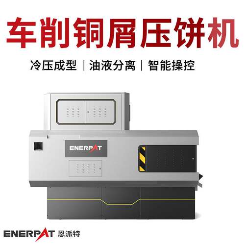 恩派特车削铜屑压饼机不锈钢金属屑脱油压块设备 英国技术