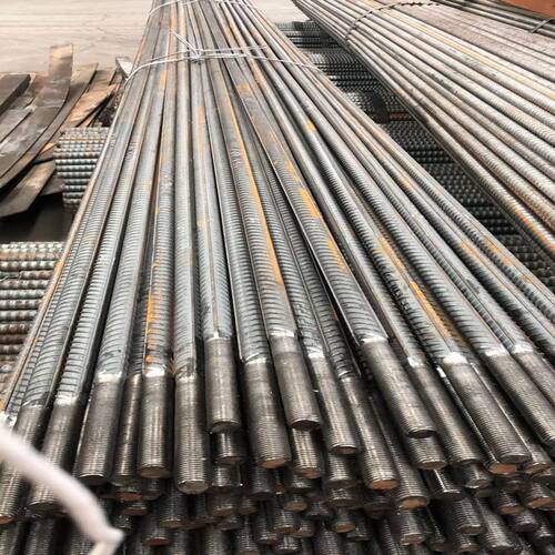 矿用支护材料右旋螺纹钢锚杆 18*2m左旋无纵肋螺纹钢锚杆托盘