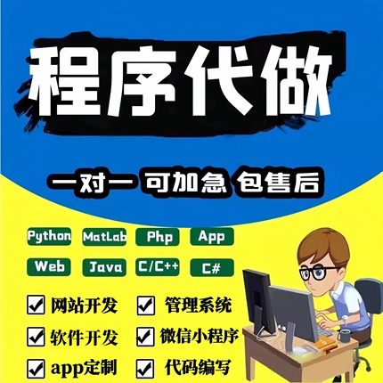 软件开发定制作微信小程序APP代做java代码代编写设计python编程