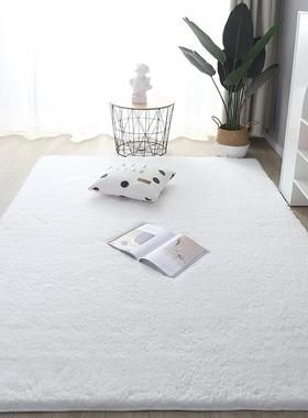 加厚羊羔绒地毯整铺大面积客厅茶几毯卧室少女网红白色拍照地垫