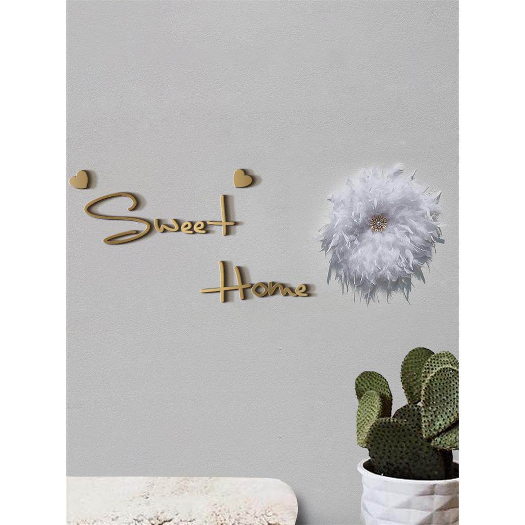 电视背景墙面装饰客厅床头甜蜜之家立体墙贴纸自粘字母卧室主卧