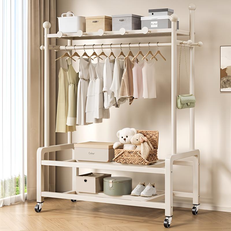 轻奢落地挂衣架卧室内家用衣帽架可移动挂衣服架子房间收纳晾衣架