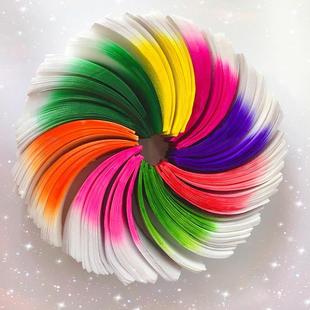 荷花灯花瓣纸（八色组合320片）