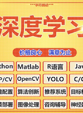 cnn卷积神经网络python机器强化学习jupyter代做yolo图像处理识别