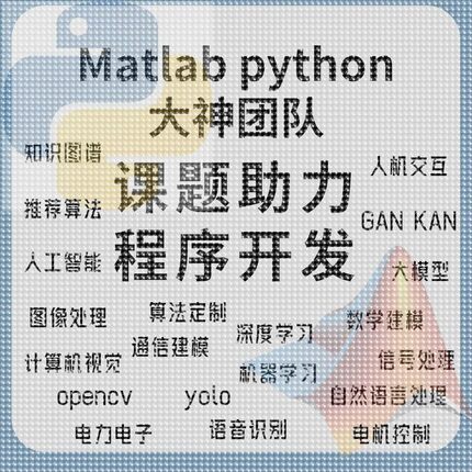 matlab代码帮做python代编程 问题解决彷真代码 程序代编yolo代做