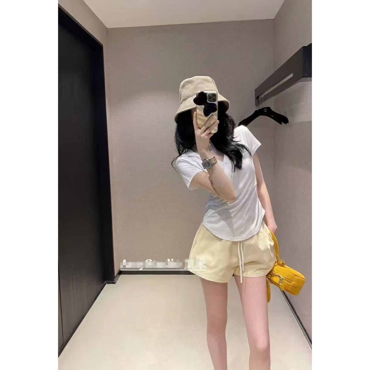 2025夏季新款时尚辣妹套装女短袖上衣+半身裙两件套显瘦百搭