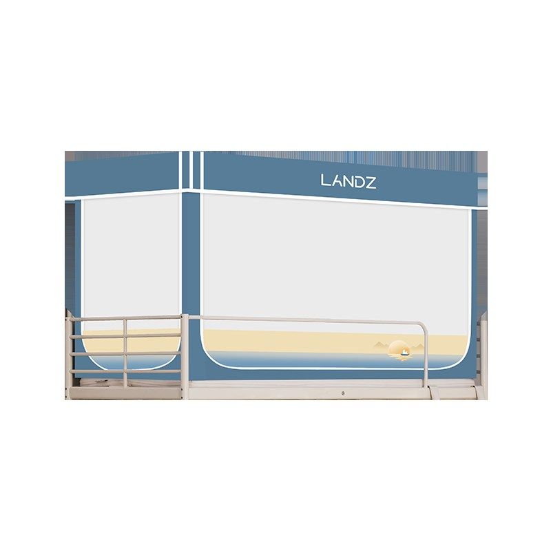 学生蚊帐高遮光宿舍上下铺可摺叠支架加厚伸缩0.9米A类牀帘一体式