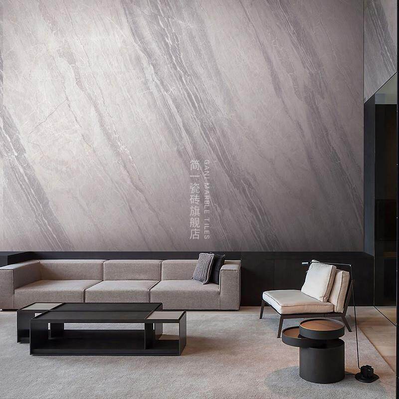 新款简一瓷砖 大理石电视背景墙客厅装饰壁砖实景图