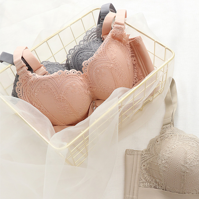 无磁超聚拢平胸小胸罩专用无钢圈加厚款文胸调整型内衣收副乳上托