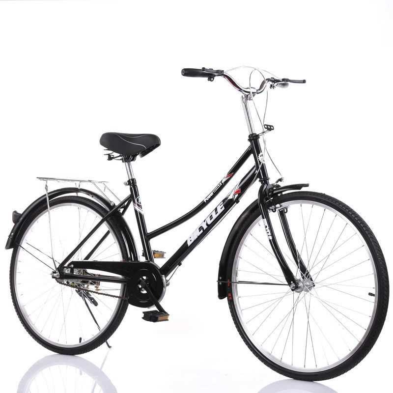 单车自行车成人男代步城市骑行女式自行车26寸24寸成人女学生轻便