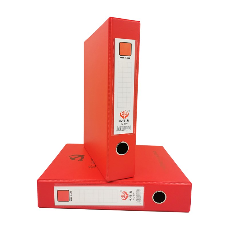 a4磁扣PVC档案盒带夹资料盒干部人事档案盒加厚文件盒档案夹定制