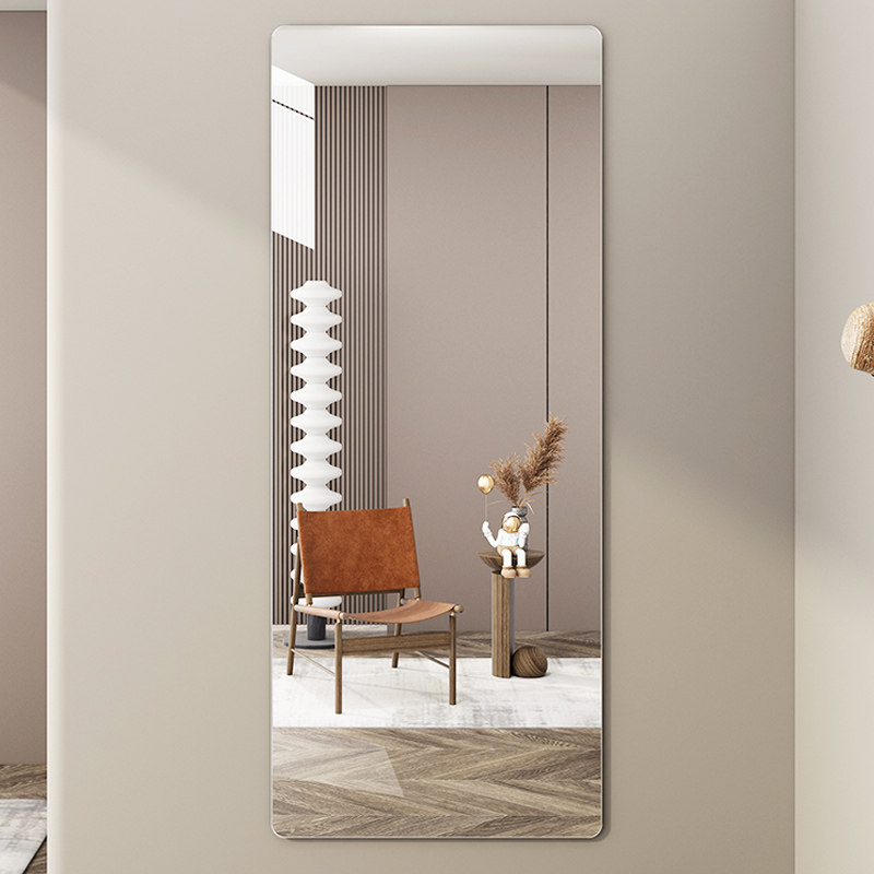 贴墙镜子自粘全身镜家用网红穿衣镜粘墙镜片玻璃粘贴宿舍试衣挂墙,住宅家具,穿衣镜,淘宝优惠券,粉丝福利购,淘宝优惠卷