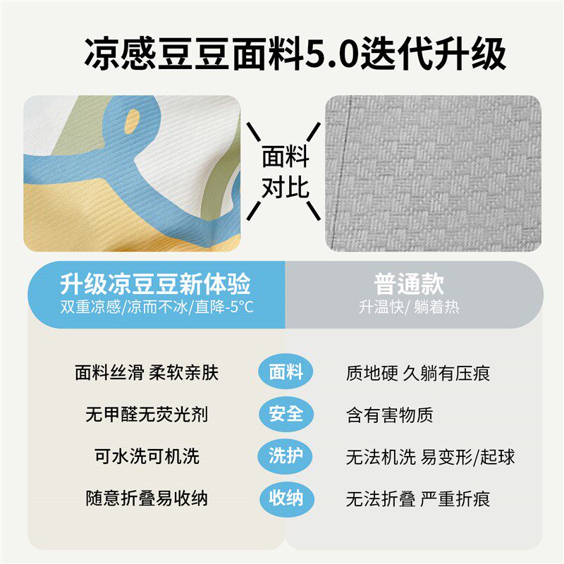 全包卡通防猫抓凉感豆豆沙发凉席垫盖布一整张夏天用沙发套罩毯子