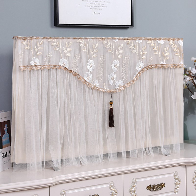 电视罩防尘罩55寸65寸70寸75挂式曲面台式电视机盖布液晶2024新款