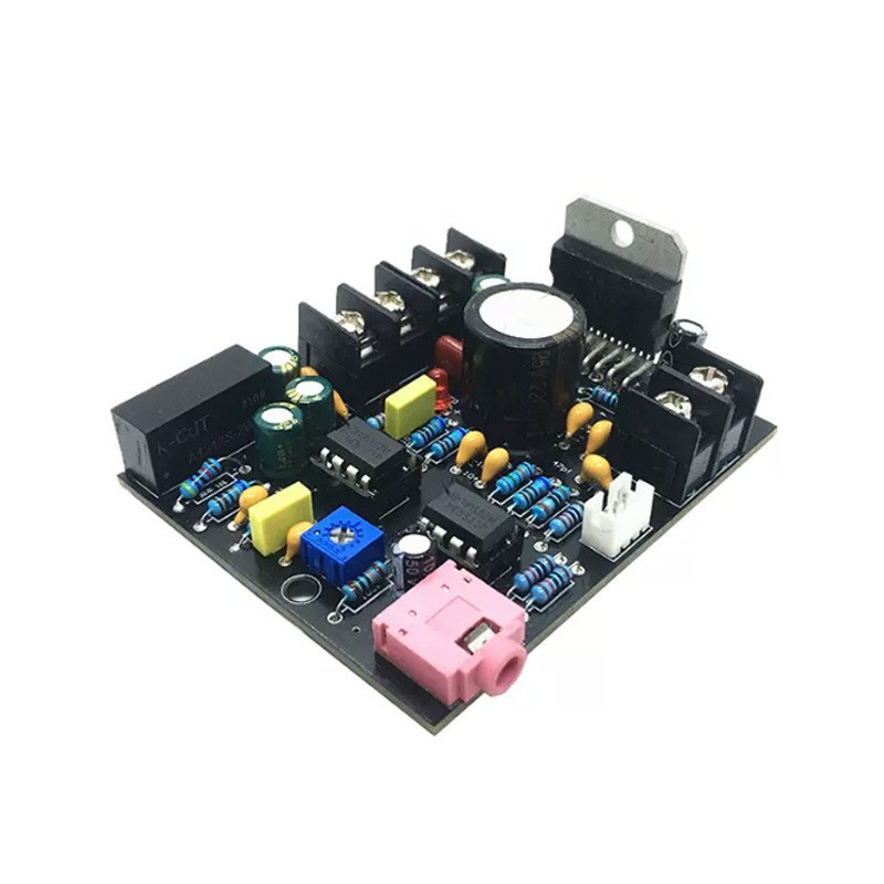 TDA7377超重低音炮功放板模块大功率数字纯低音双声道车载汽车DIY