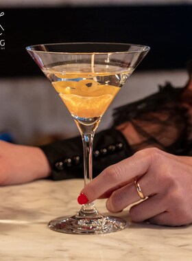 SOING水晶玻璃鸡u尾酒杯马天尼酒杯欧式酒吧专用