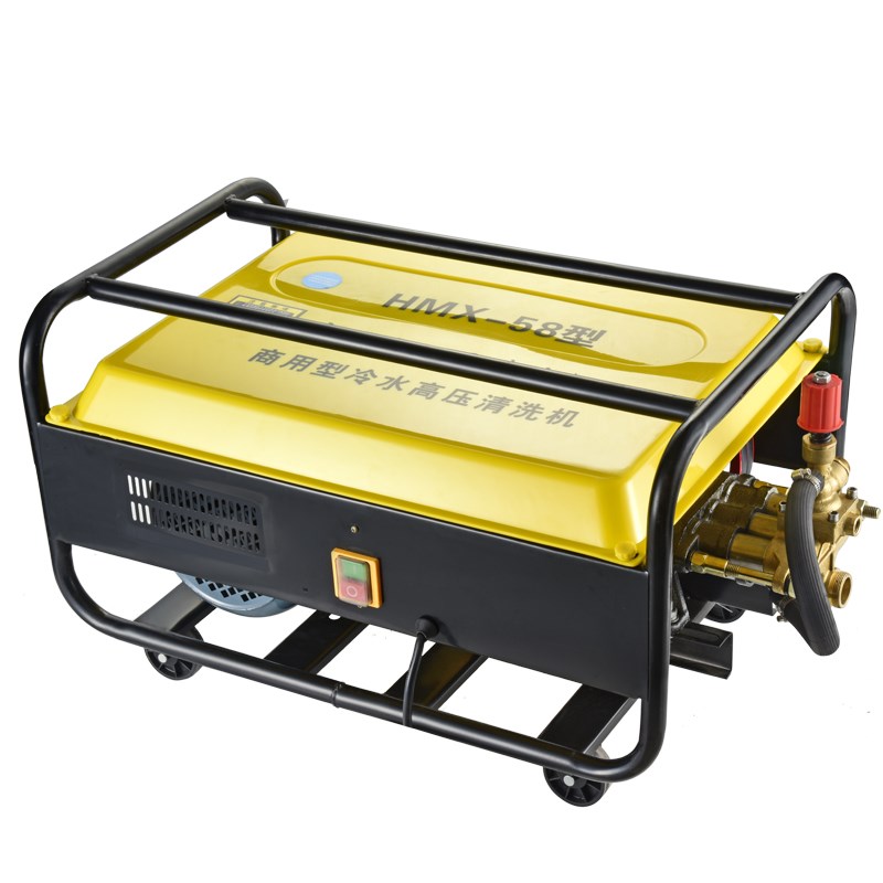 黑猫侠55型58商用高压220v清洗机大功率洗车机洗车店养殖泵头水枪