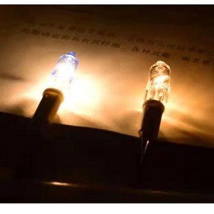 卤素灯G4低压led灯珠12v20w水晶灯暖白小灯泡插脚两针细脚卤钨灯