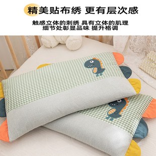荞麦枕头荞麦皮枕芯儿童小号硬枕护颈椎助睡眠男女全壳整芯带枕套