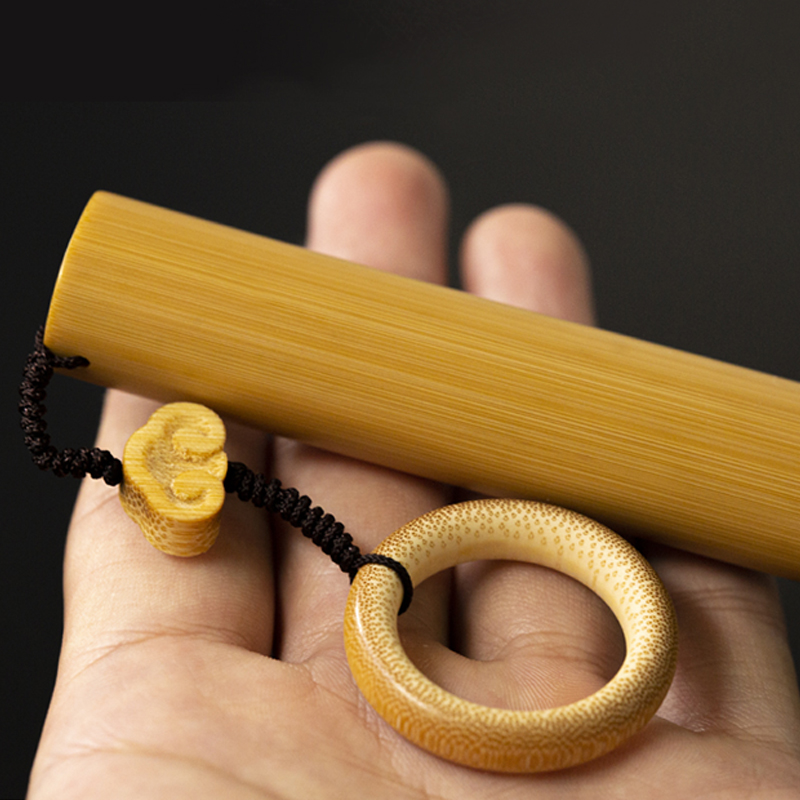 实心竹玉竹把件文玩竹子手把件实心玉竹盘玩竹竹子把玩件玉化竹雕