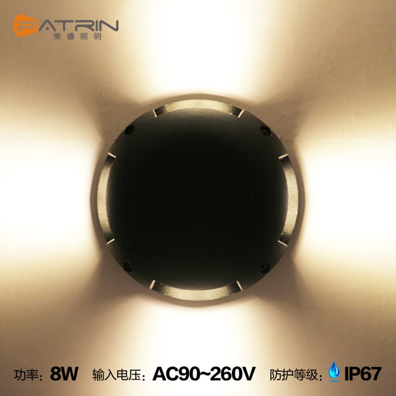 LED侧透光地灯户外防水步道灯 过道地脚灯台阶灯楼梯踏步灯壁灯