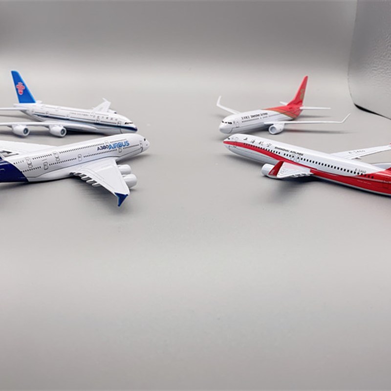 国航南航东航国内航空公司飞机金属模型航展航模创意飞机玩具摆件