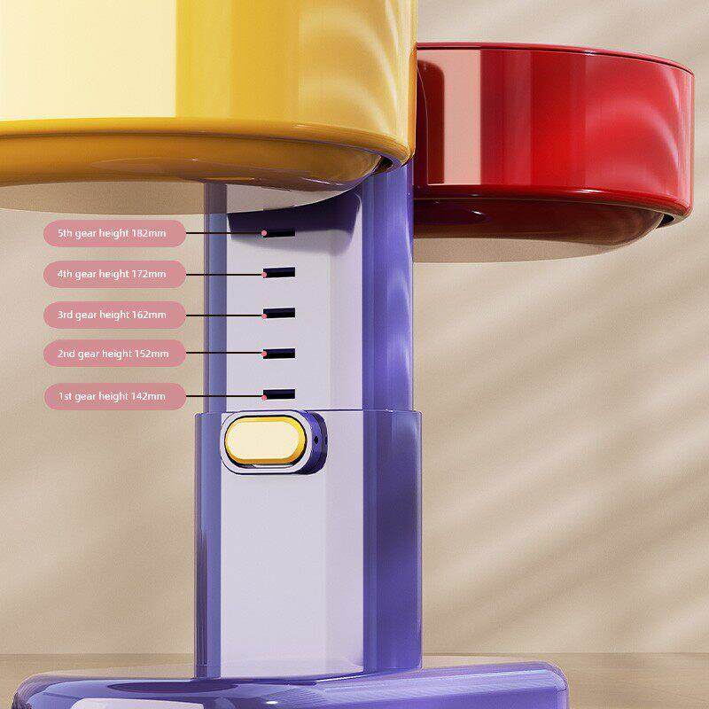 吸盘升降宠物碗双碗架猫咪水碗狗碗猫粮防打翻可壁挂旋转式喂食器