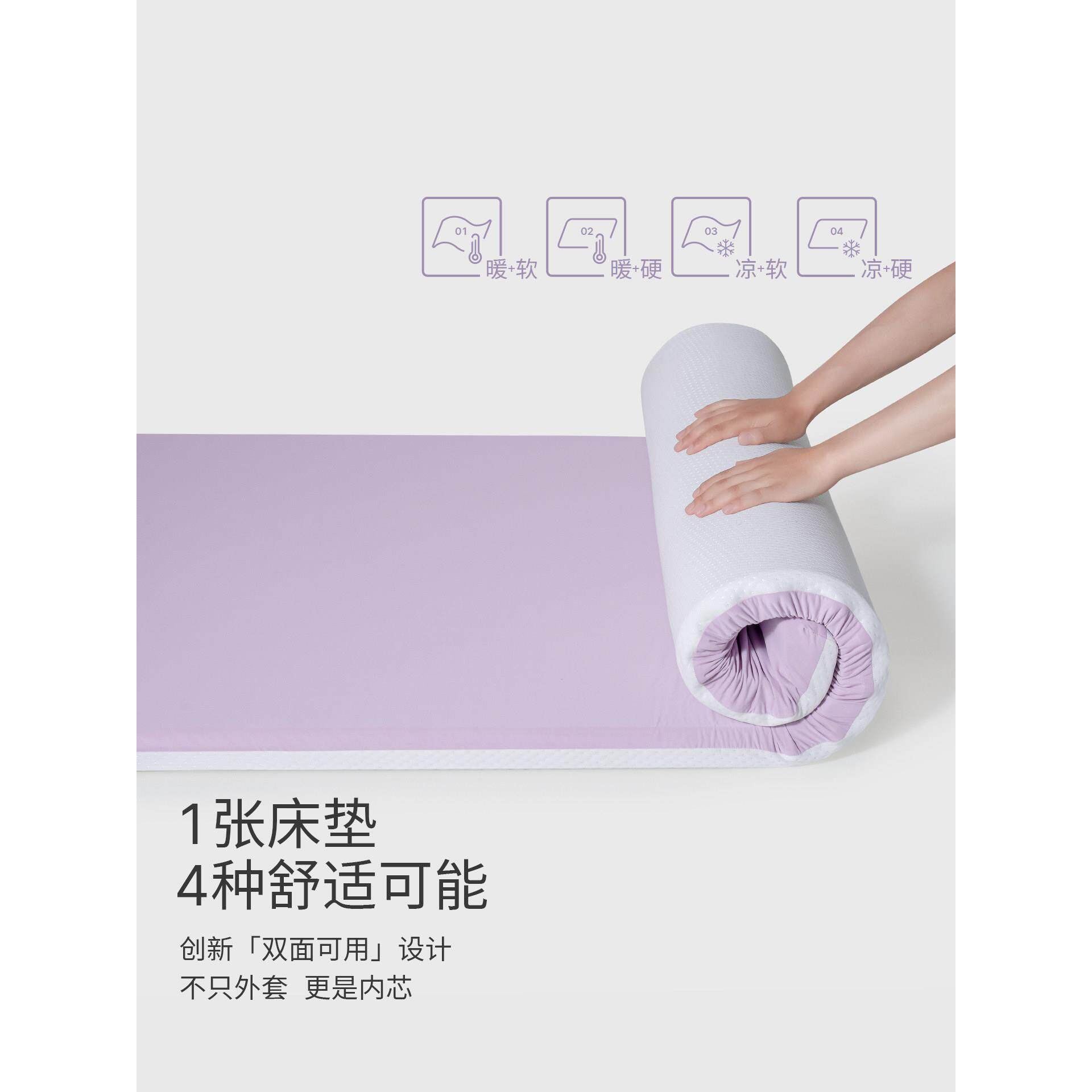 艾美家宿舍寝室慢回弹护脊软硬凉暖床垫床褥学生单人记忆棉上下铺