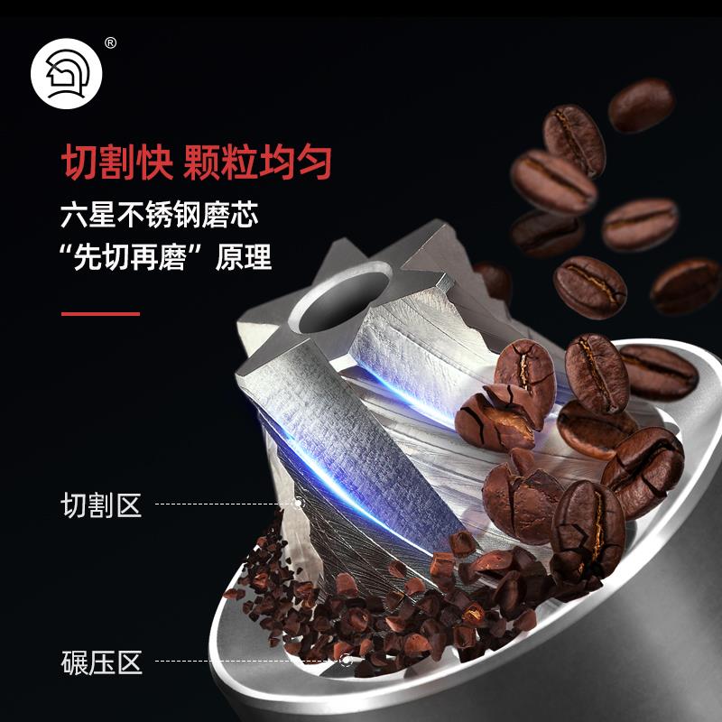 Heo小锐便携电动磨啡豆机咖豆研小锐便携磨机r全金属豆一体机身咖
