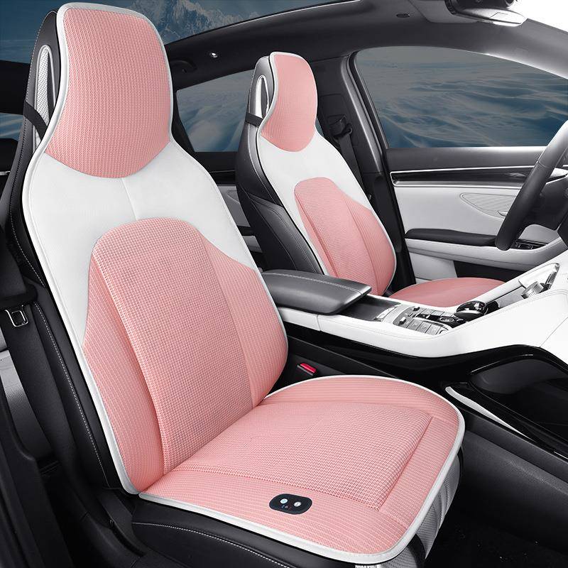 夏季汽车座椅通风坐垫带风扇12V24V货车轿车电动空调吹风按摩座垫