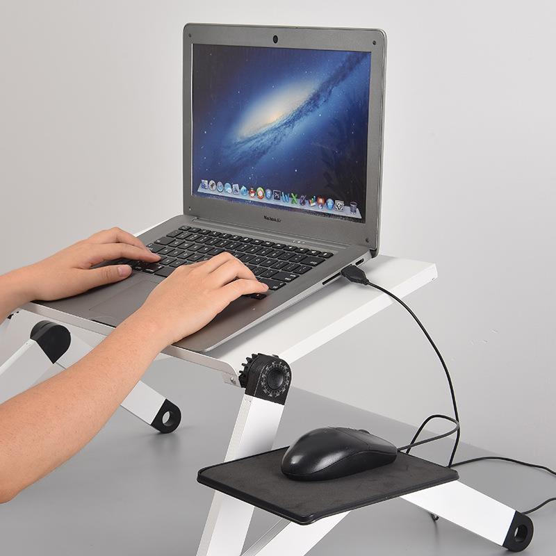 散热笔记本电脑桌创意铝合金升降折叠支架床上书桌移动懒人电脑桌