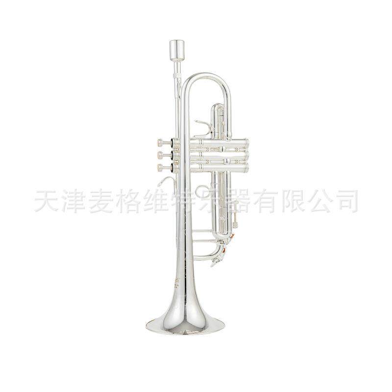 跨境 小号乐器巴哈款镀银降调初学者初学乐队演奏考级专用
