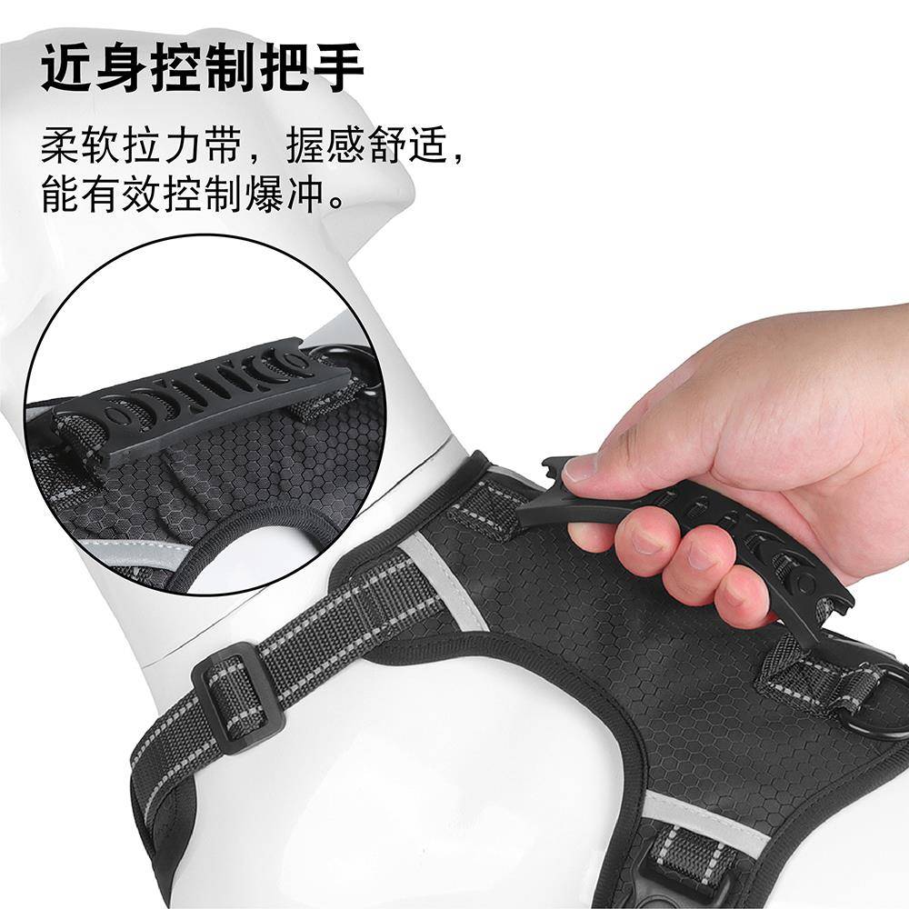 宠物胸背带狗狗遛狗绳牵引绳柯基泰迪中型犬幼犬背心式防爆冲素虹