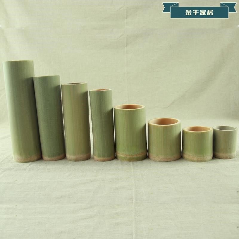 竹制品竹筒饭竹筒商用楠竹粽子蒸筒家用蒸饭竹管子 笔筒复古