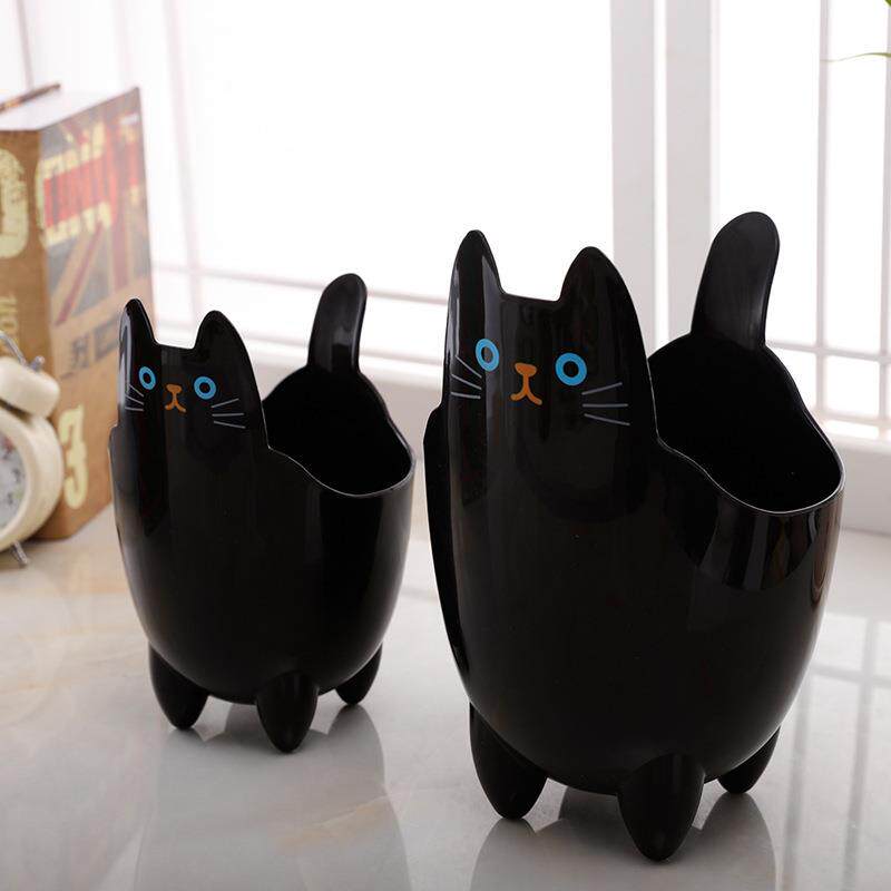 加厚杂物小物件笔筒收纳桶动物可爱卡通桌面垃圾桶小型家用创意女