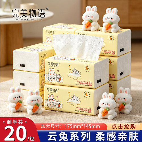 《云兔系列》完美物语正品大尺寸云感柔韧亲肤五层臻厚原木1包
