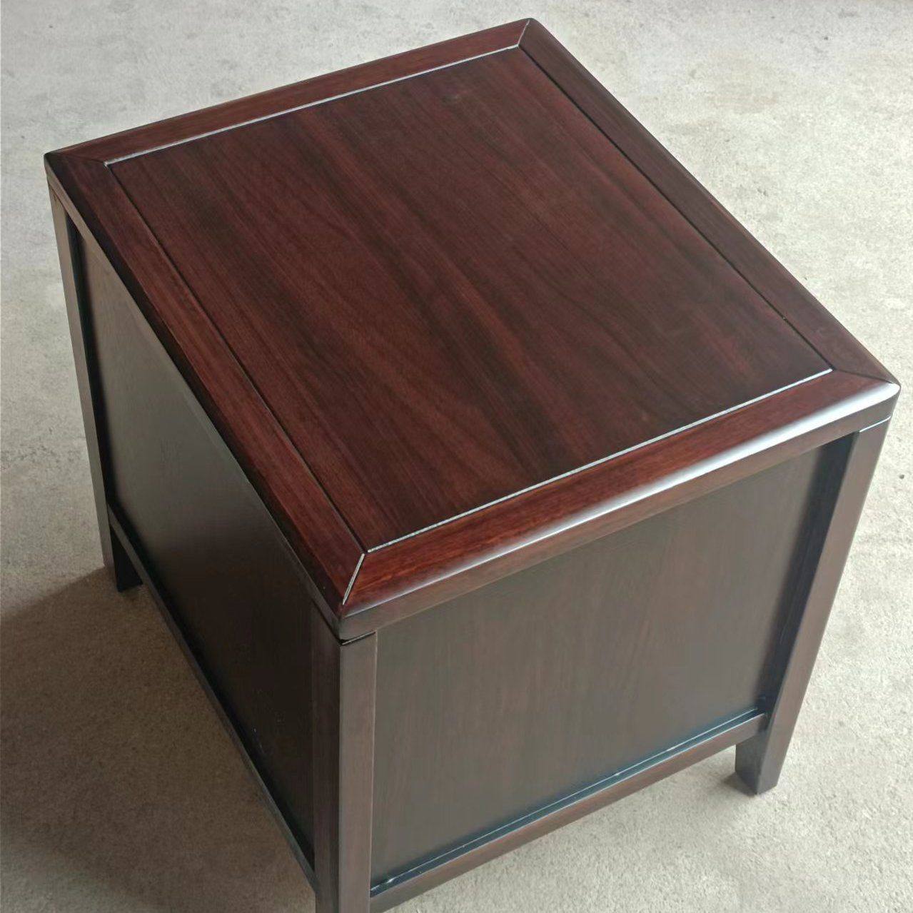 现代收纳储物复古风储物柜乌金床头柜实木轻奢卧室家用新款新中式,商业/办公家具,成套办公家具,淘宝优惠券,粉丝福利购,淘宝优惠卷