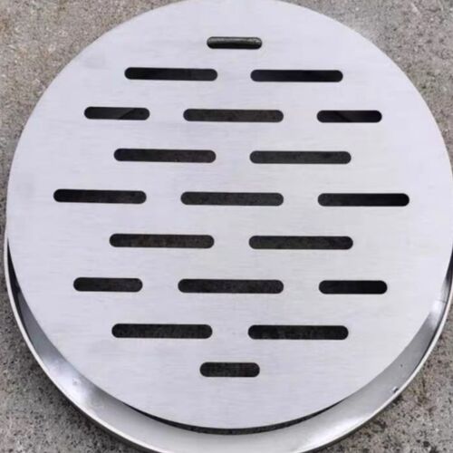 定制不锈钢集水坑井盖304不锈钢窨井盖201水沟盖板不锈钢格栅