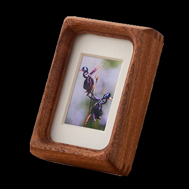 小木框情侣照片框床头书桌面小相框摆台迷你小相框摆件迷你小木框