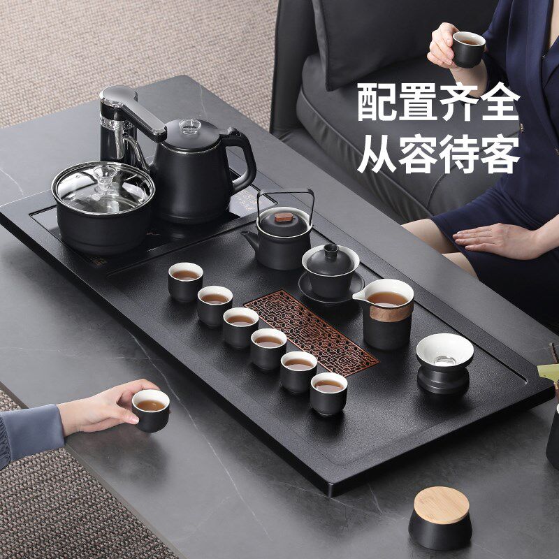 茶盘全自动套装一体烧水家用2024新款功夫茶具套装茶具茶台一整套