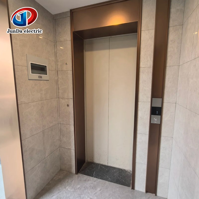 观光电梯室内二三四五六七层曳引电梯商场商业乘客酒店商用电梯