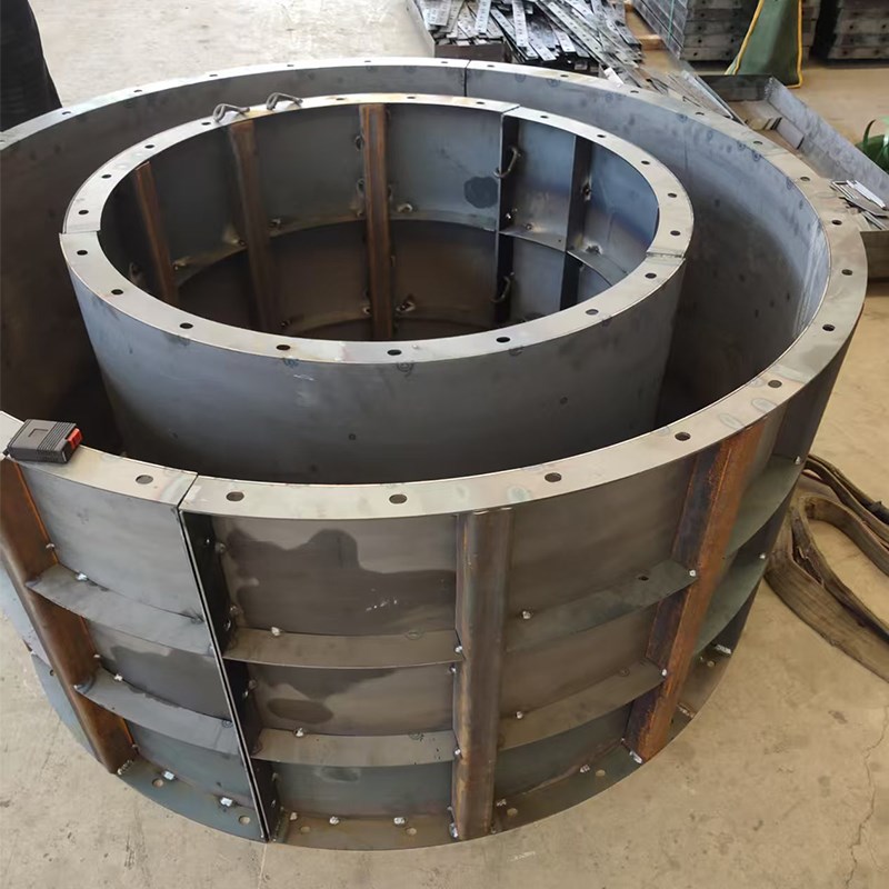 检查井模具涵洞建筑混凝土水泥工程污水处理井模型圆柱钢模板定制