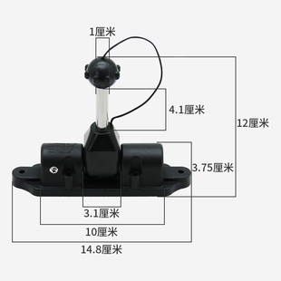 塑料船 pe船铝船桨锁 铁船木船万向桨座 玻璃钢船快艇划桨支架