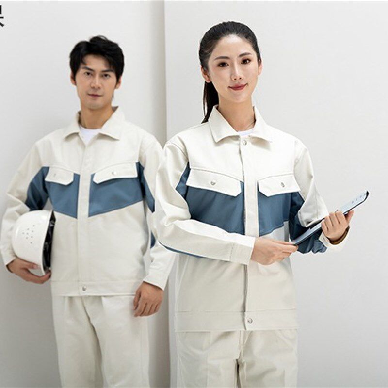 男士工作服套装工程服劳保涤棉大连船厂防尘服汽车维修服套装