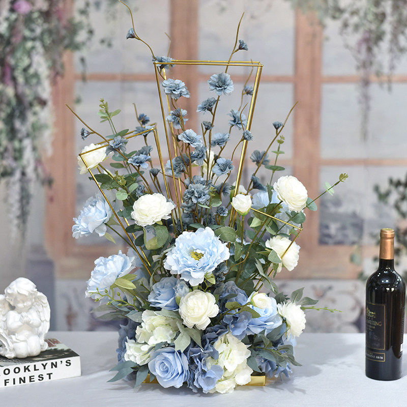 电镀仿真花桌花摆件酒店婚礼宴会布置花餐桌花酒吧ktv摆台花假花,家居饰品,仿真花/假花,淘宝优惠券,粉丝福利购,淘宝优惠卷